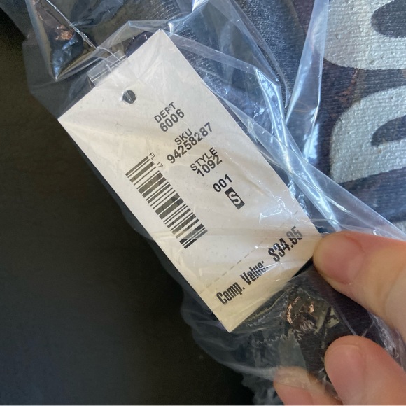 NWT Death Row Records hoodie dark grey unisex small - Picture 2 of 2